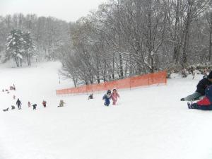 大麻西公園雪遊びの写真