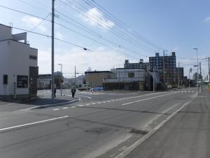 野幌駅南通の新たに開通した区間の写真2