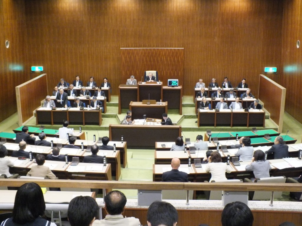 写真：議場の様子