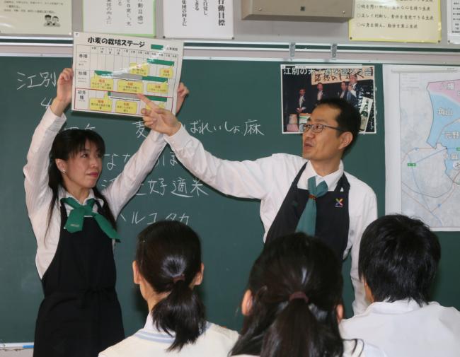 中学生の食育授業