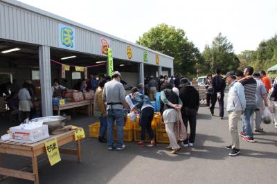 のっぽろ野菜直売所収穫祭の写真1