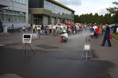 野幌若葉自治会防災訓練