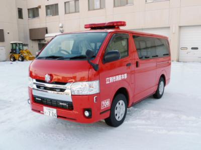 新しい消防車の写真2