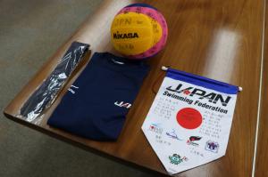 水球日本代表表敬訪問の写真3