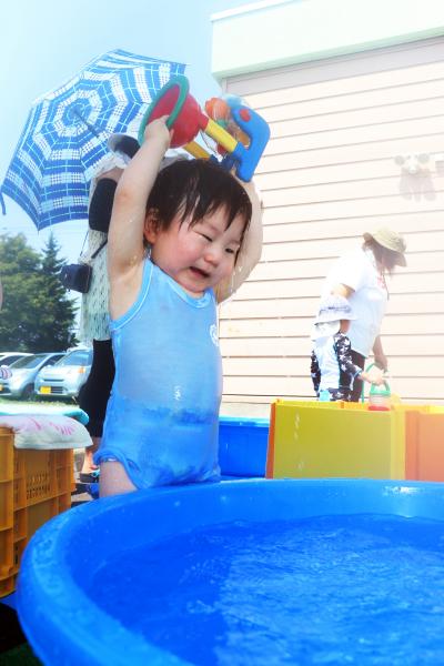 水遊びの写真