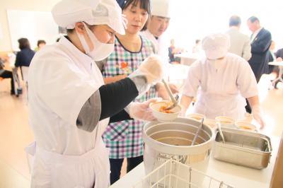 試食会の写真