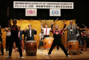 姉妹都市提携40周年記念式典の様子