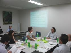 写真：第9回えべつ未来市民会議「地域産業部会」の様子