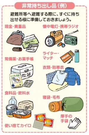 非常持ち出し品