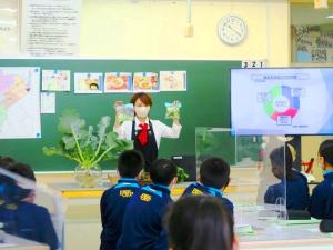 中央中学校の授業の様子