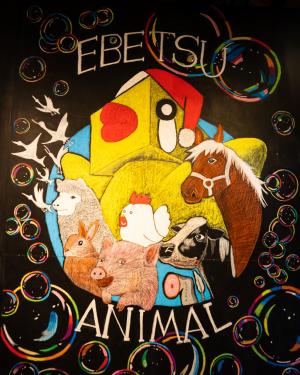 チョークアートEBETSU ANIMAL