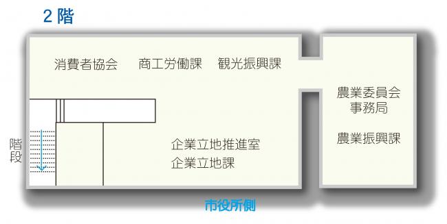 第二別館2階 案内図