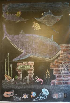 チョークアートЁBRI水族館