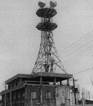 昭和37年12月に完成した江別電報電話局の局舎