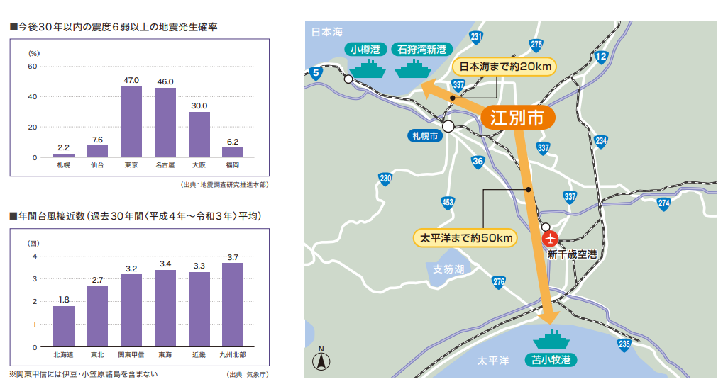 江別市自然災害データ