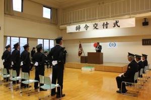 新入団辞令交付式2