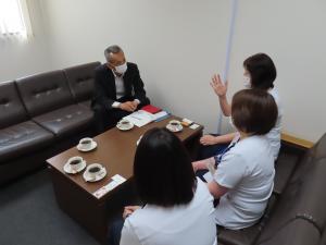懇談