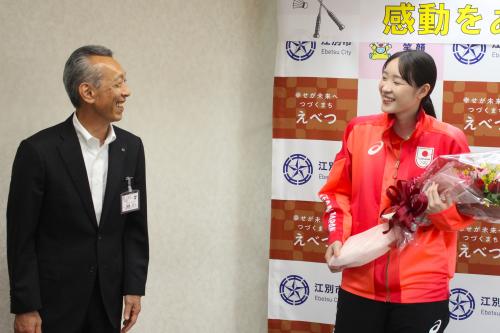 表敬の様子②