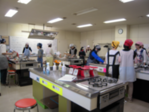 調理実習の様子
