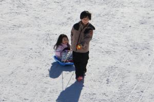 雪遊び④