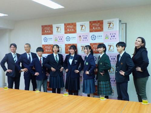 表敬訪問の様子