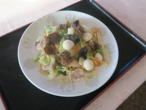 牛柄あんかけ焼きそば