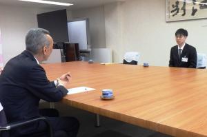 JICA青年海外協力隊表敬訪問2
