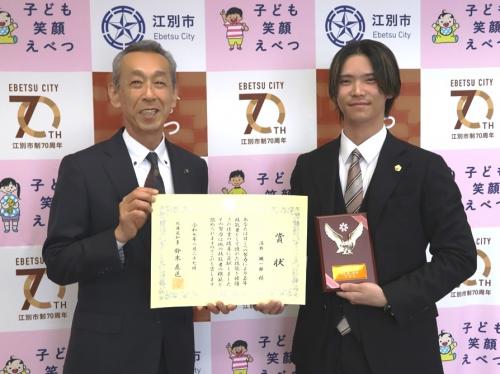 表敬訪問の様子