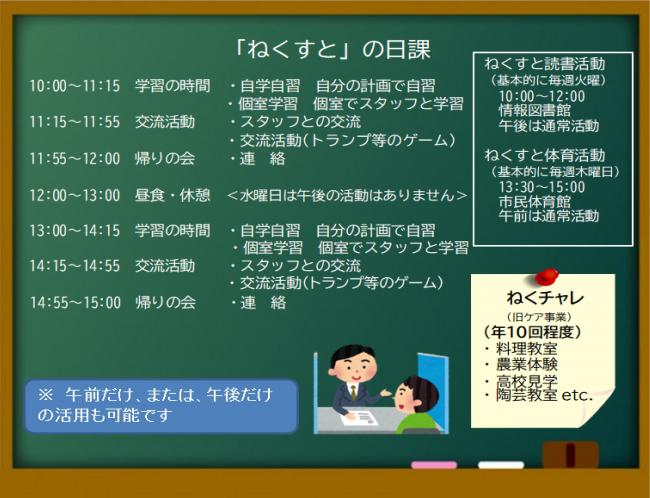 ねくすとの日課