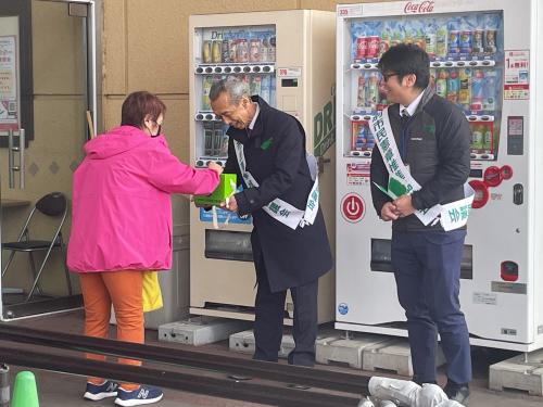 募金の様子