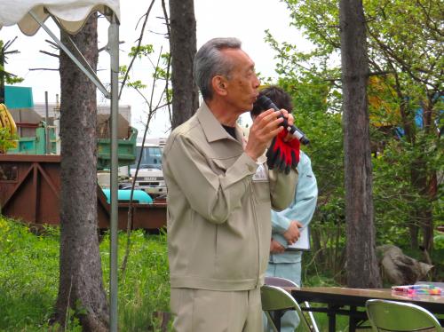 市長の挨拶の様子