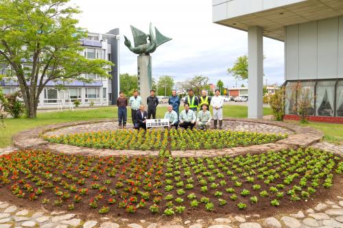 花壇の様子