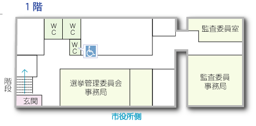 第２別館１階案内図