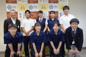 とわの森三愛高等学校生徒表敬訪問2025