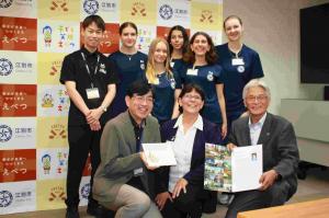 ドイツスポーツユーゲント団員が表敬訪問