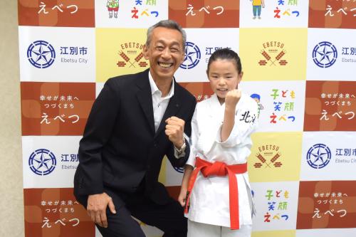 表敬の様子