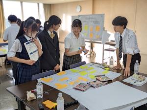中学生ワークショップの様子