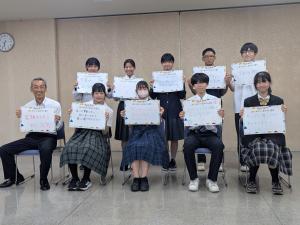 中学生ワークショップの様子