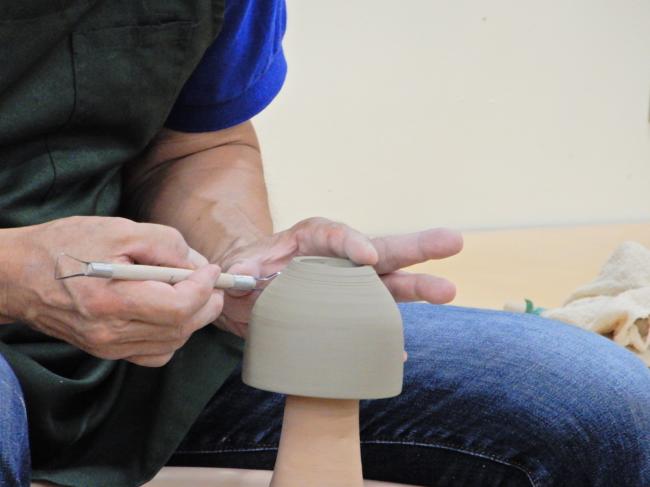 あなたもトライ！電動ロクロ