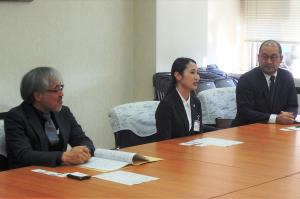 JICA青年海外協力隊派遣隊員が表敬訪問