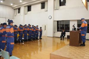 2025消防団歳末特別警戒出陣式2