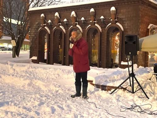 市長挨拶の様子
