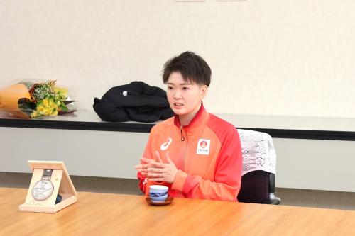 表敬訪問の様子