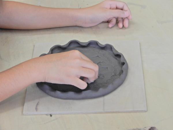 板作りのお皿を作ろう！