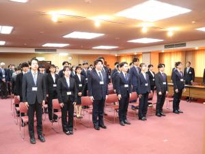 新規採用職員辞令交付式3