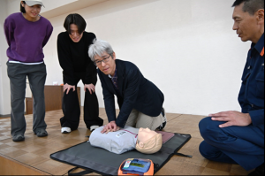 心肺停止状態から救命処置で復帰した本人が救命講習を受講