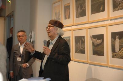 手島氏作品解説会写真