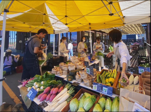 直売所にならぶ野菜