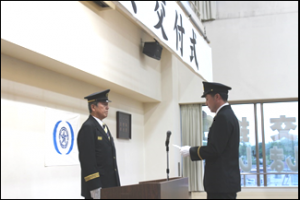 ​江別市消防団 新入団辞令交付式2026.6月③
