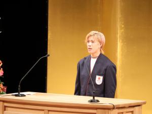 二階堂選手が話す
